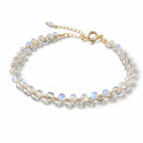 Tibet Art Blue Flash Labradorite Double Strand Bracelet Tibet Art