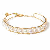 Tibet Art 14K Gold-Filled Gemstone Wire Wrap Bracelet Tibet Art