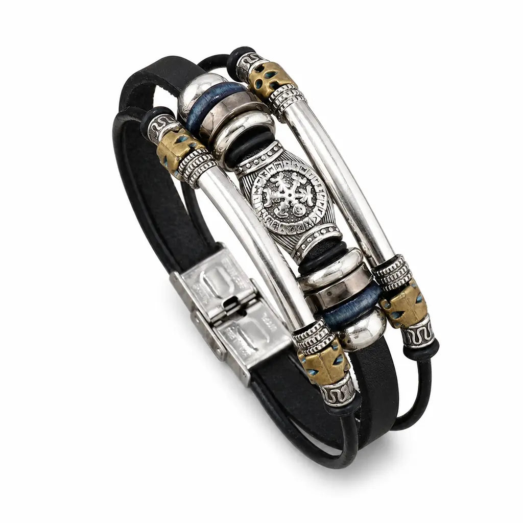 Tibet Art Vintage Leather Talisman Bracelet - 12 Styles Tibet Art