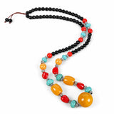 Tibet Art Tibetan Dzi-Style Necklace - Protection & Style Tibet Art