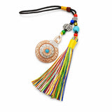 Tibet Art Tibetan Zodiac Tassel Keychain - Carry Protection Tibet Art