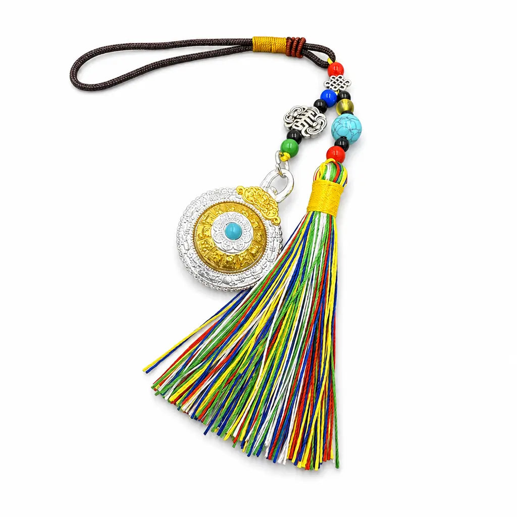 Tibet Art Tibetan Zodiac Tassel Keychain - Carry Protection Tibet Art