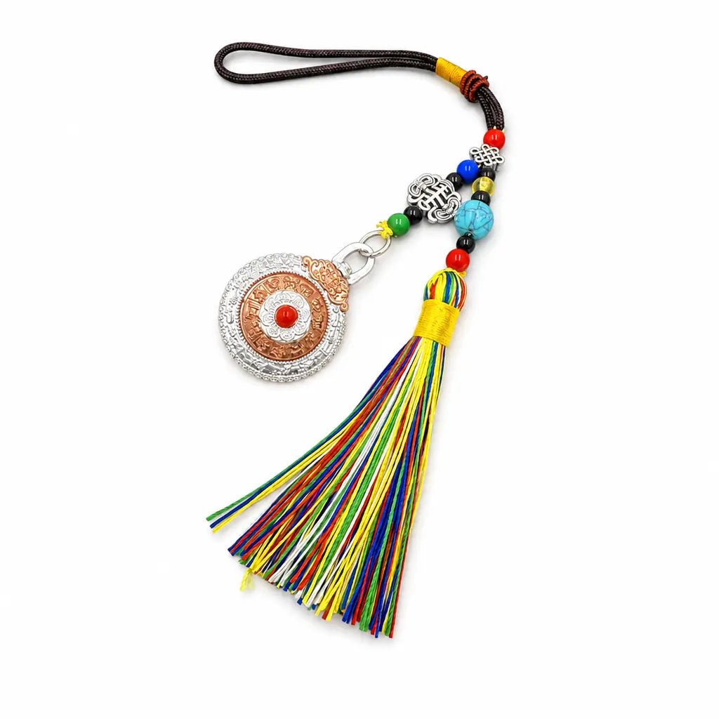 Tibet Art Tibetan Zodiac Tassel Keychain - Carry Protection Tibet Art