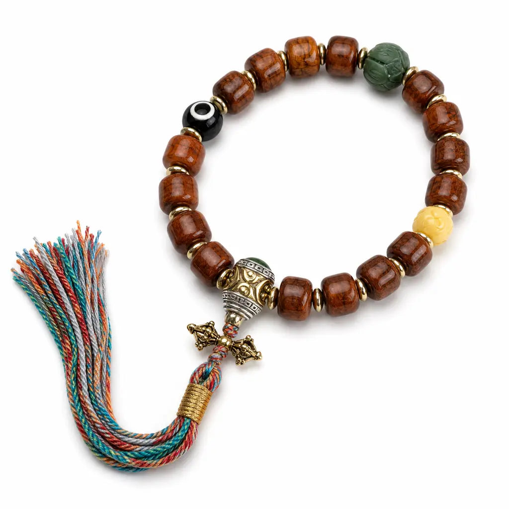 Tibet Art Bone & Antler Bracelet - Tibetan Symbol Collection Tibet Art