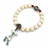 Tibet Art Bone & Antler Bracelet - Tibetan Symbol Collection Tibet Art