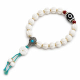 Tibet Art Bone & Antler Bracelet - Tibetan Symbol Collection Tibet Art