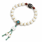 Tibet Art Bone & Antler Bracelet - Tibetan Symbol Collection Tibet Art