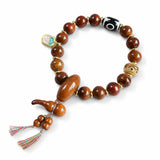 Tibet Art Bone & Antler Bracelet - Tibetan Symbol Collection Tibet Art
