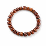 Tibet Art Yak Bone Talisman Bracelet - Dzi, Tiger Eye & Dragon Tibet Art