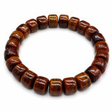 Tibet Art Yak Bone Bracelet - Plain Barrel Bead Series Tibet Art