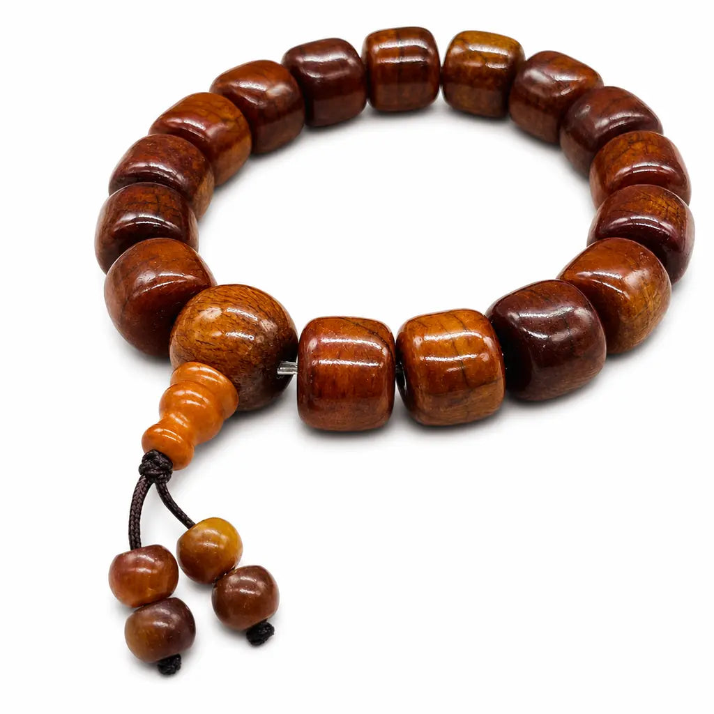 Tibet Art Multicolor Yak Bone Bracelet - Treasure Bead Series Tibet Art