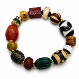 Tibet Art Multicolor Yak Bone Bracelet - Treasure Bead Series Tibet Art