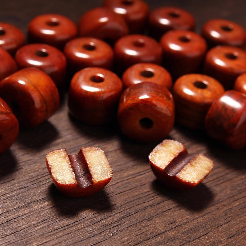 Yak Bone Barrel Bead Bracelet