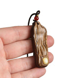 Agarwood Faceless Buddha Pendant