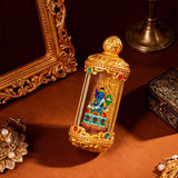 Tibetan Thangka Guardian Deity Pendant — Hand-Painted Tsa-Tsa Amulet for Your Birth Year Tibet Art
