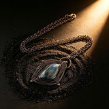 Labradorite Web Necklace