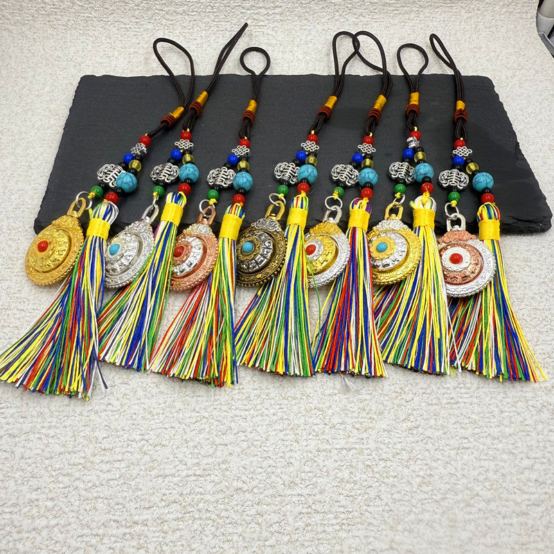 Tibetan Zodiac Tassel Keychain