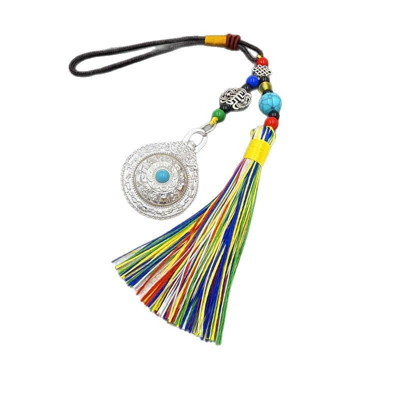 Tibetan Zodiac Tassel Keychain