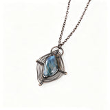 Labradorite Web Necklace