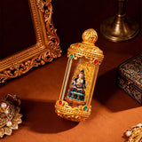 Tibetan Thangka Guardian Deity Pendant — Hand-Painted Tsa-Tsa Amulet for Your Birth Year Tibet Art