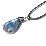 Colgante de cordón de labradorita