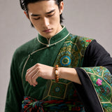 aged-yak-bone-barrel-bead-bracelet-model-b-outfit-b-fashion-01