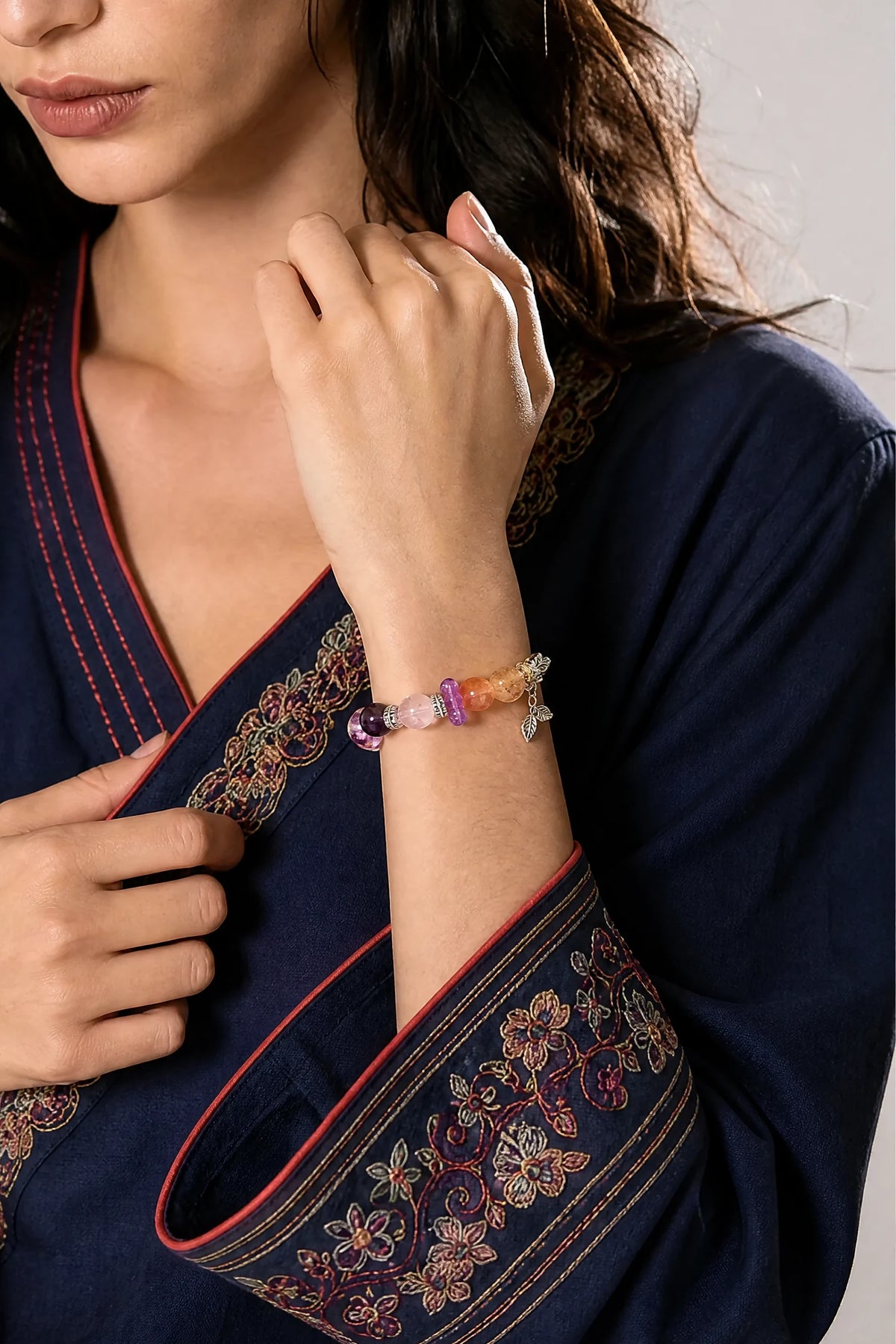 amethyst-leaf-butterfly-tassel-bracelet-model-b-outfit-b-fashion-03