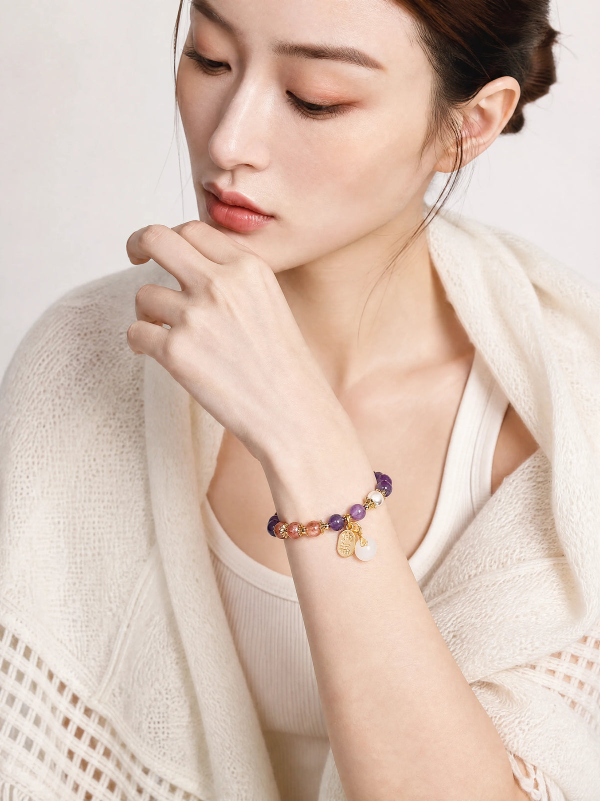 amethyst-strawberry-quartz-fortune-bracelet-model-b-outfit-b-fashion-03
