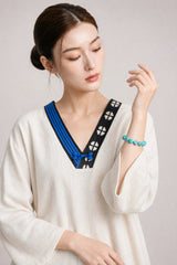 blue-magnesite-statement-bracelet-model-b-outfit-b-fashion-01