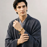 brown-yak-bone-lotus-root-pendant-bracelet-model-a-outfit-a-fashion-01