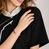 chalcedony-half-bangle-garnet-bracelet-model-b-outfit-b-fashion-03