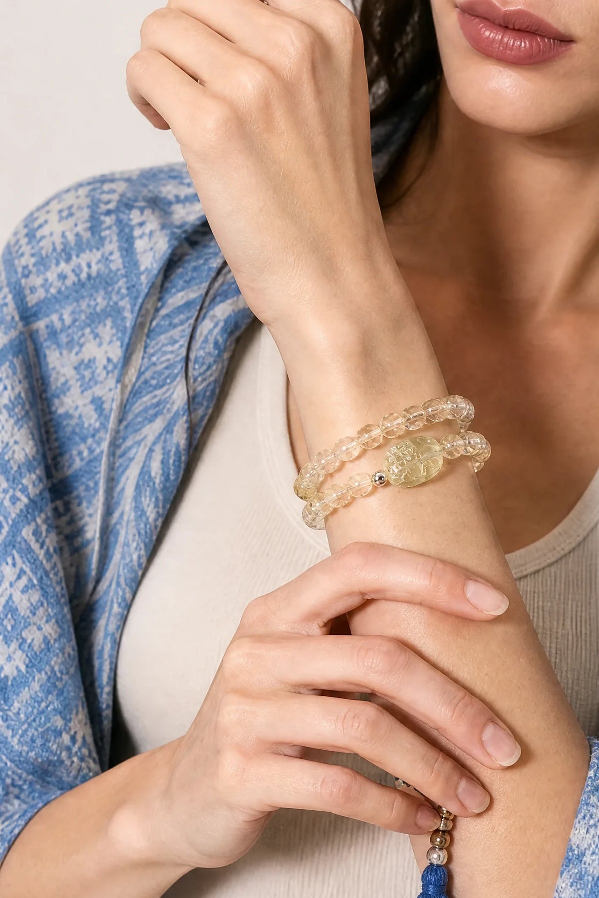 citrine-double-wrap-pixiu-bracelet-wealth-model-b-outfit-b-fashion-03