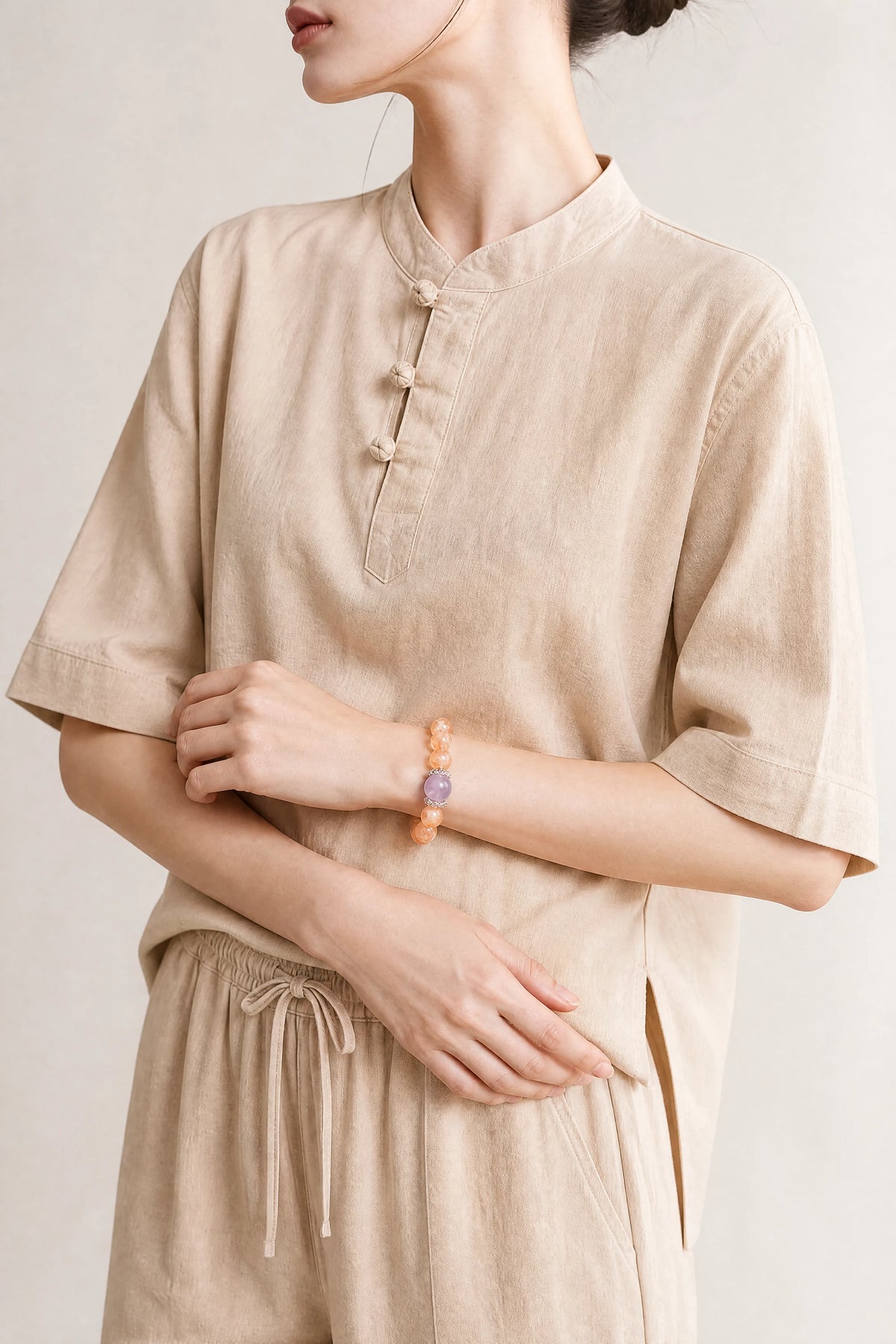 citrine-lavender-focal-bracelet-10mm-model-b-outfit-b-fashion-02