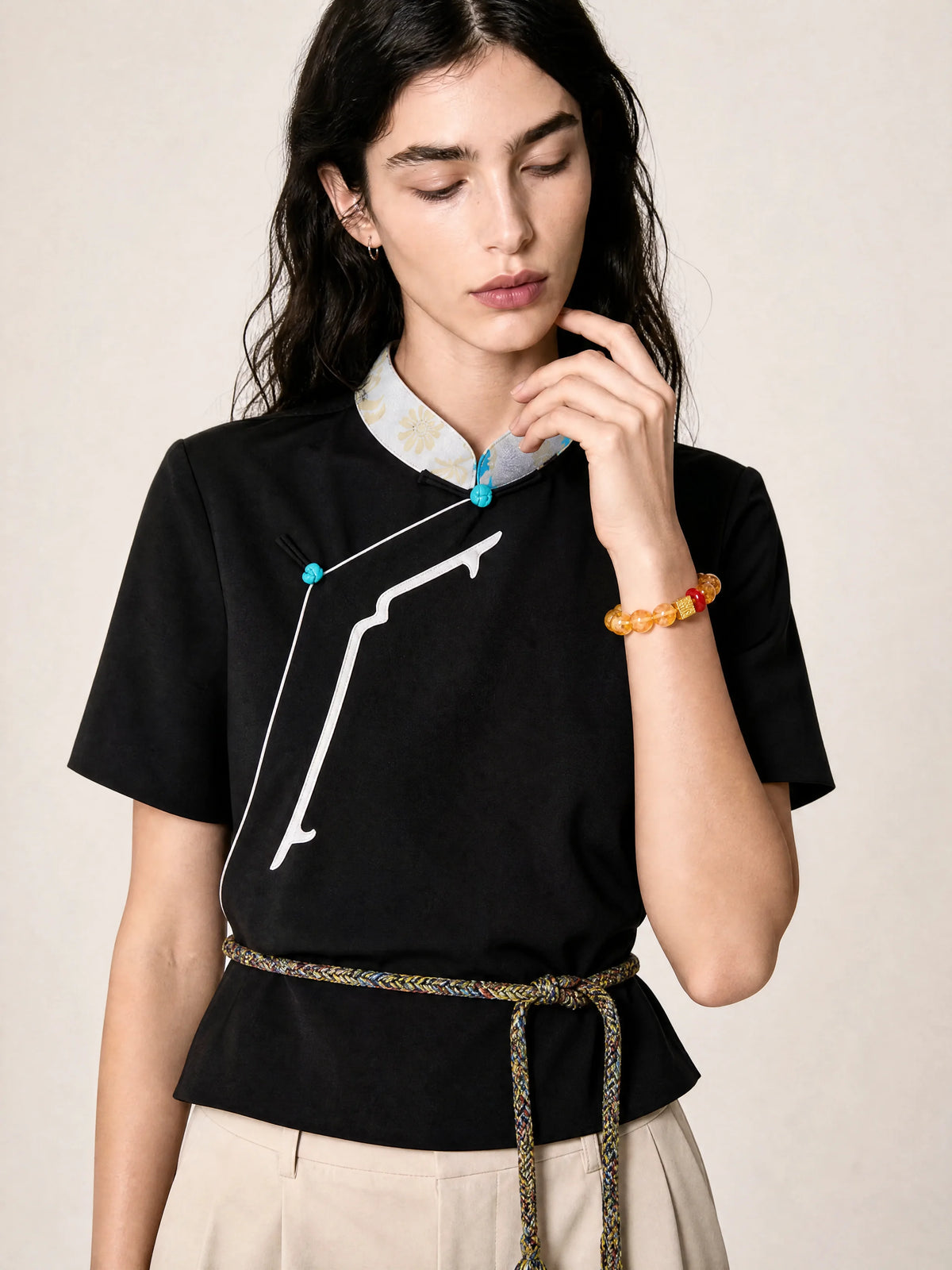 citrine-strawberry-quartz-peace-buckle-bracelet-model-b-outfit-b-fashion-01