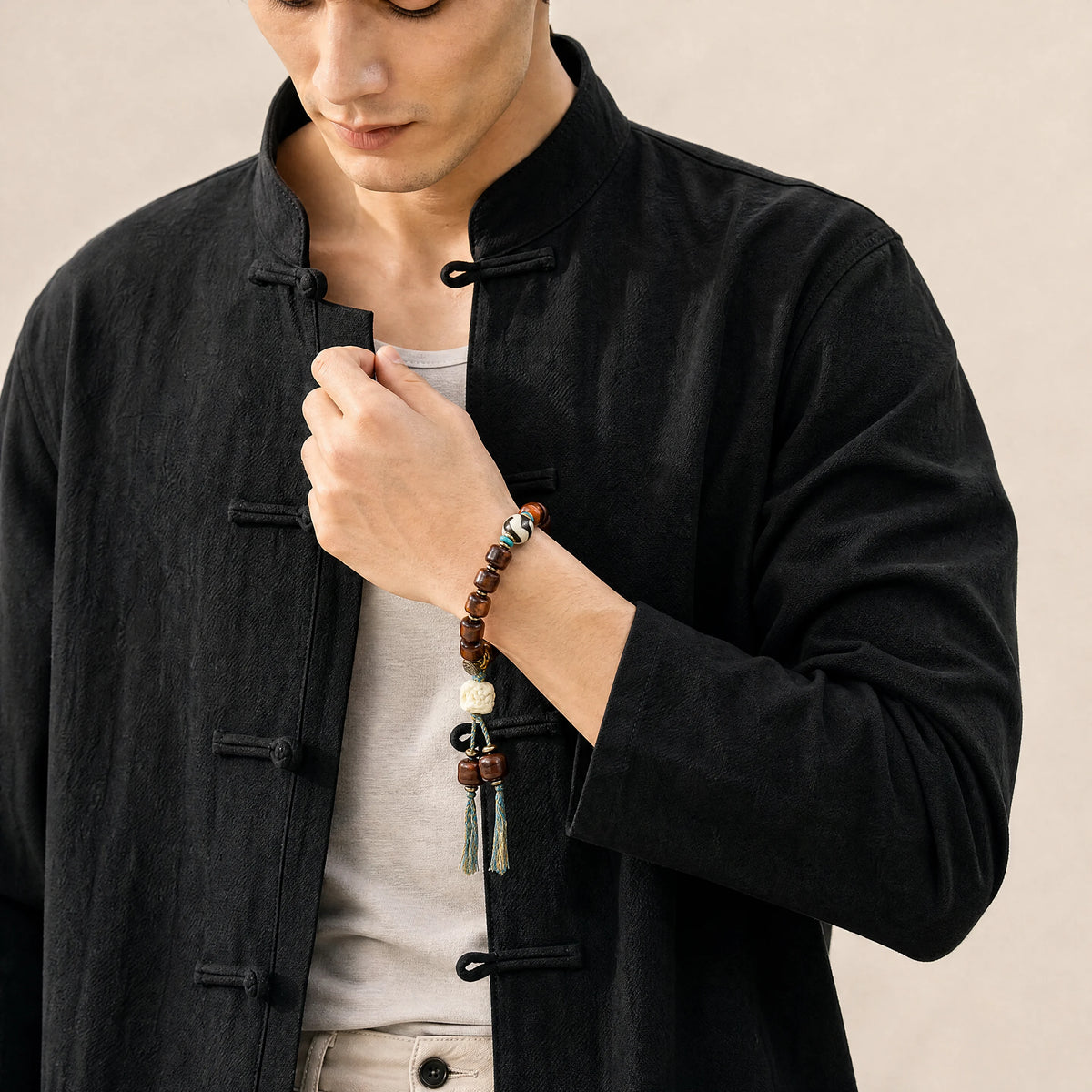 dark-yak-bone-dzi-bracelet-protection-model-a-outfit-a-fashion-01
