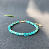 Turquoise Cube Bracelet