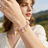 Nine-Tailed Fox Lucky Bracelet — Chinese Palace-Style Charm for Good Fortune & Love Tibet Art