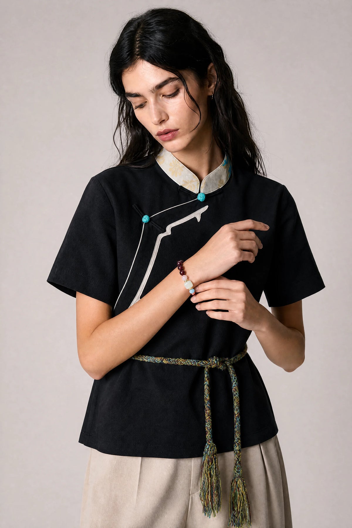 garnet-lucky-jade-bracelet-good-fortune-model-b-outfit-b-fashion-02