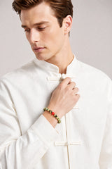 green-sandalwood-agate-mala-bracelet-model-a-outfit-a-fashion-01