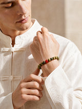 green-sandalwood-agate-mala-bracelet-model-a-outfit-a-fashion-02
