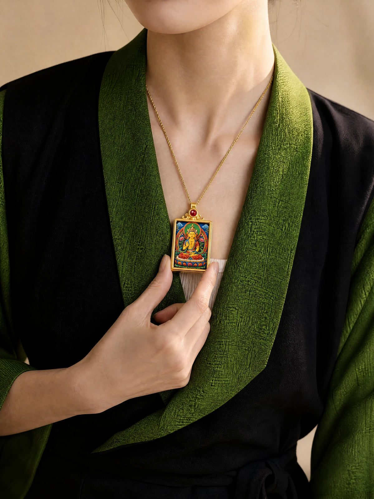hand-painted-thangka-deity-pendant-model-b-outfit-b-fashion-03