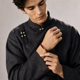 interlocking-ring-vajra-cord-bracelet-model-a-outfit-a-fashion-02