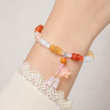 multi-color-gourd-bead-bracelet-blessings-model-a-outfit-a-closeup-01