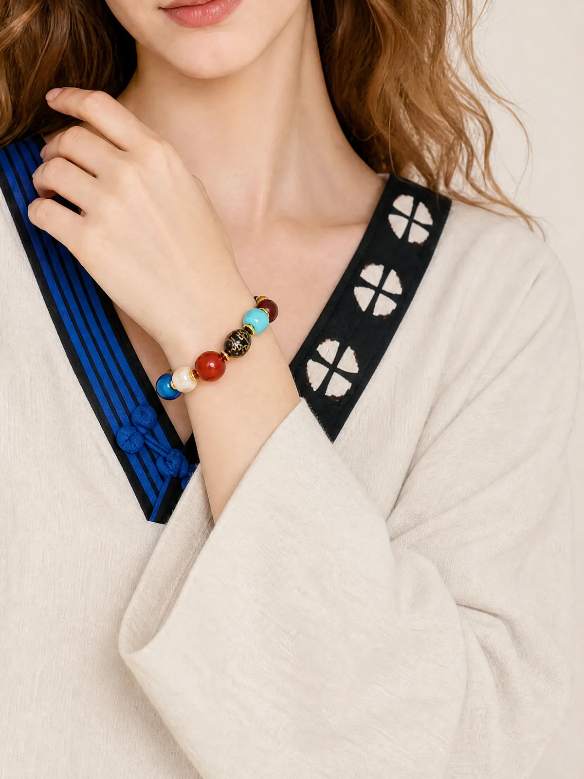 multicolor-yak-bone-dzi-carved-bead-bracelet-12mm-model-b-outfit-b-fashion-01