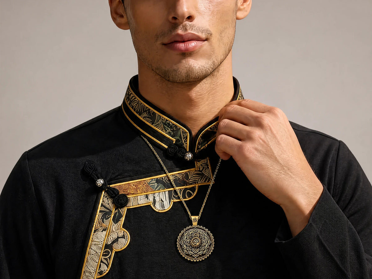 om-lotus-mandala-necklace-model-a-outfit-a-fashion-01