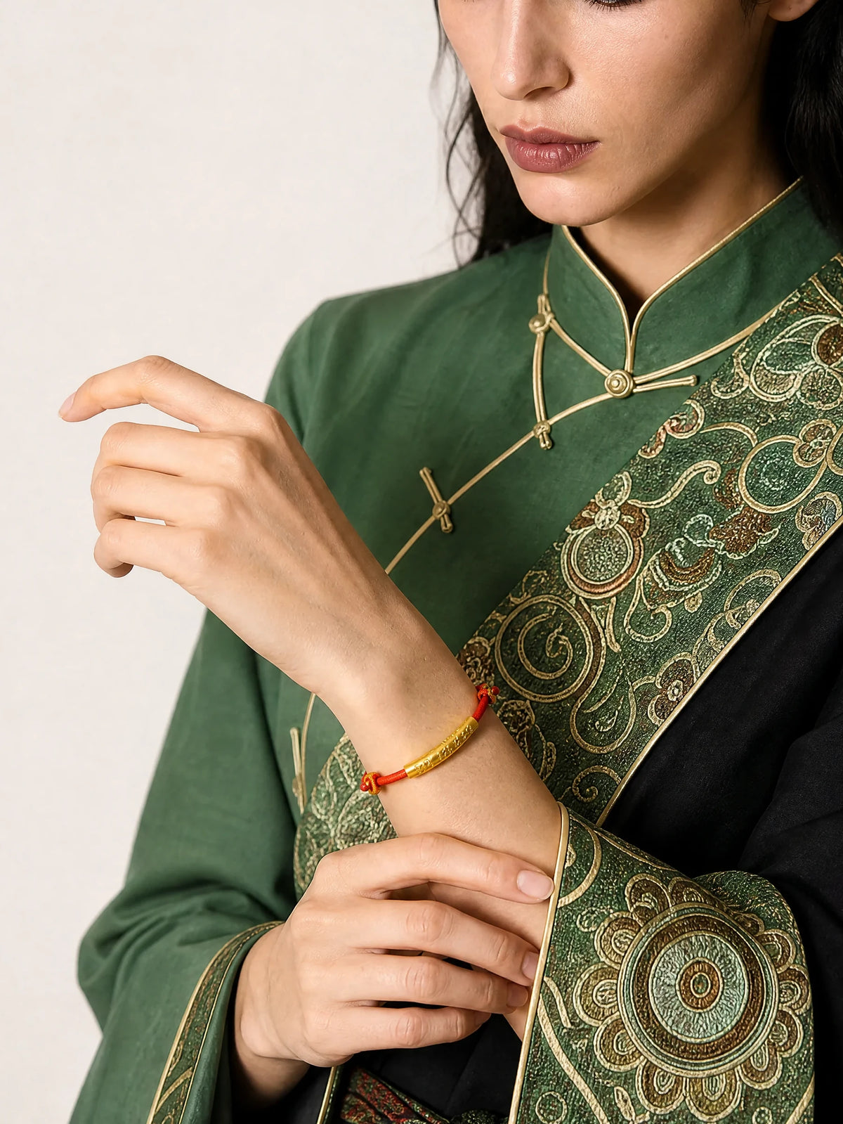 om-mani-padme-hum-red-string-bracelet-model-b-outfit-b-fashion-01