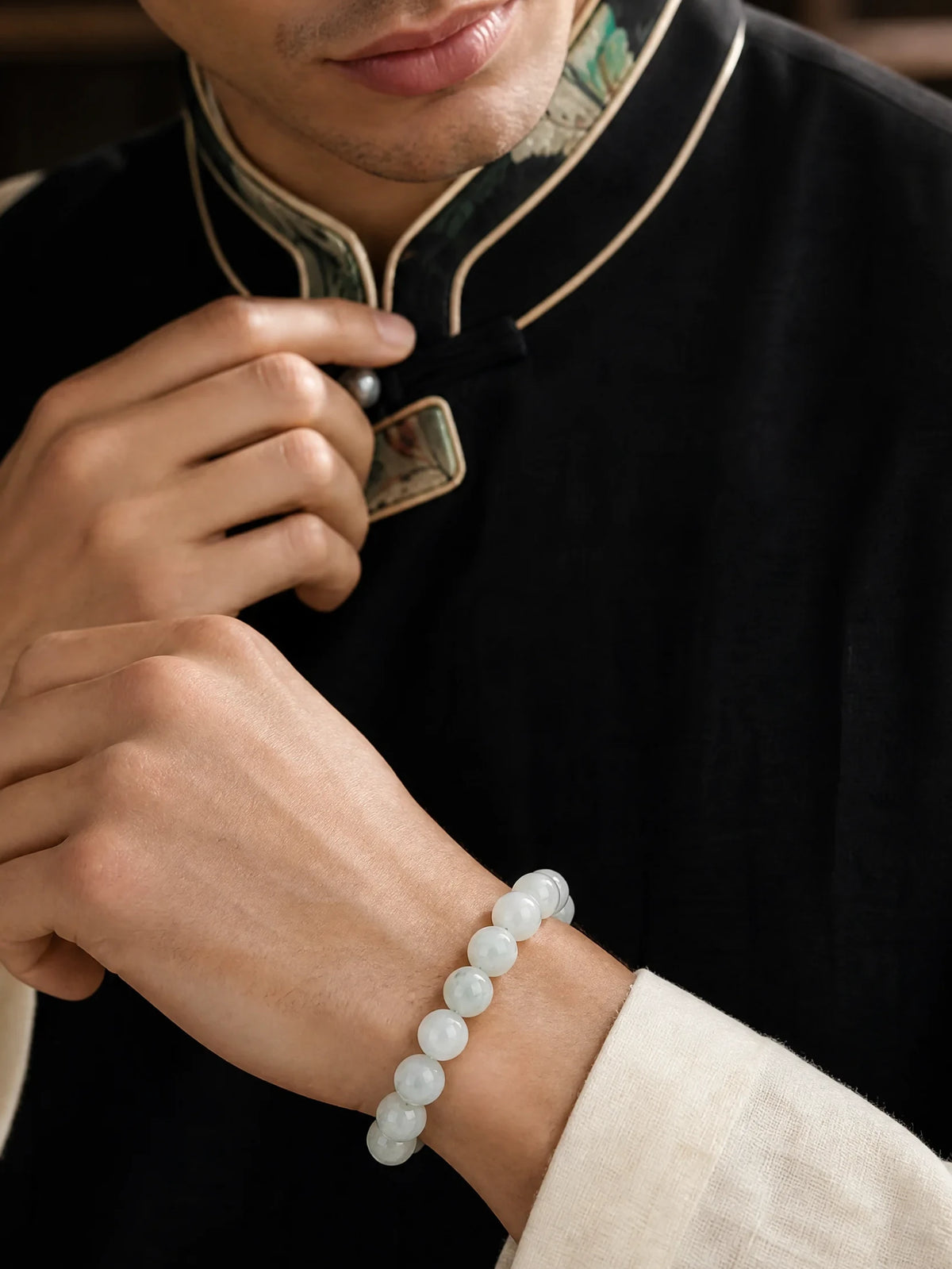 pale-green-jade-10mm-18-bead-bracelet-model-a-outfit-a-fashion-02