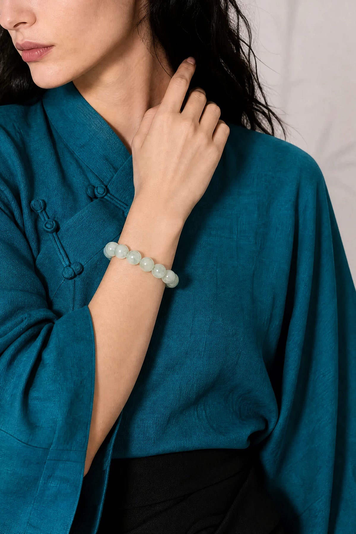 pale-green-jade-10mm-18-bead-bracelet-model-b-outfit-b-fashion-01