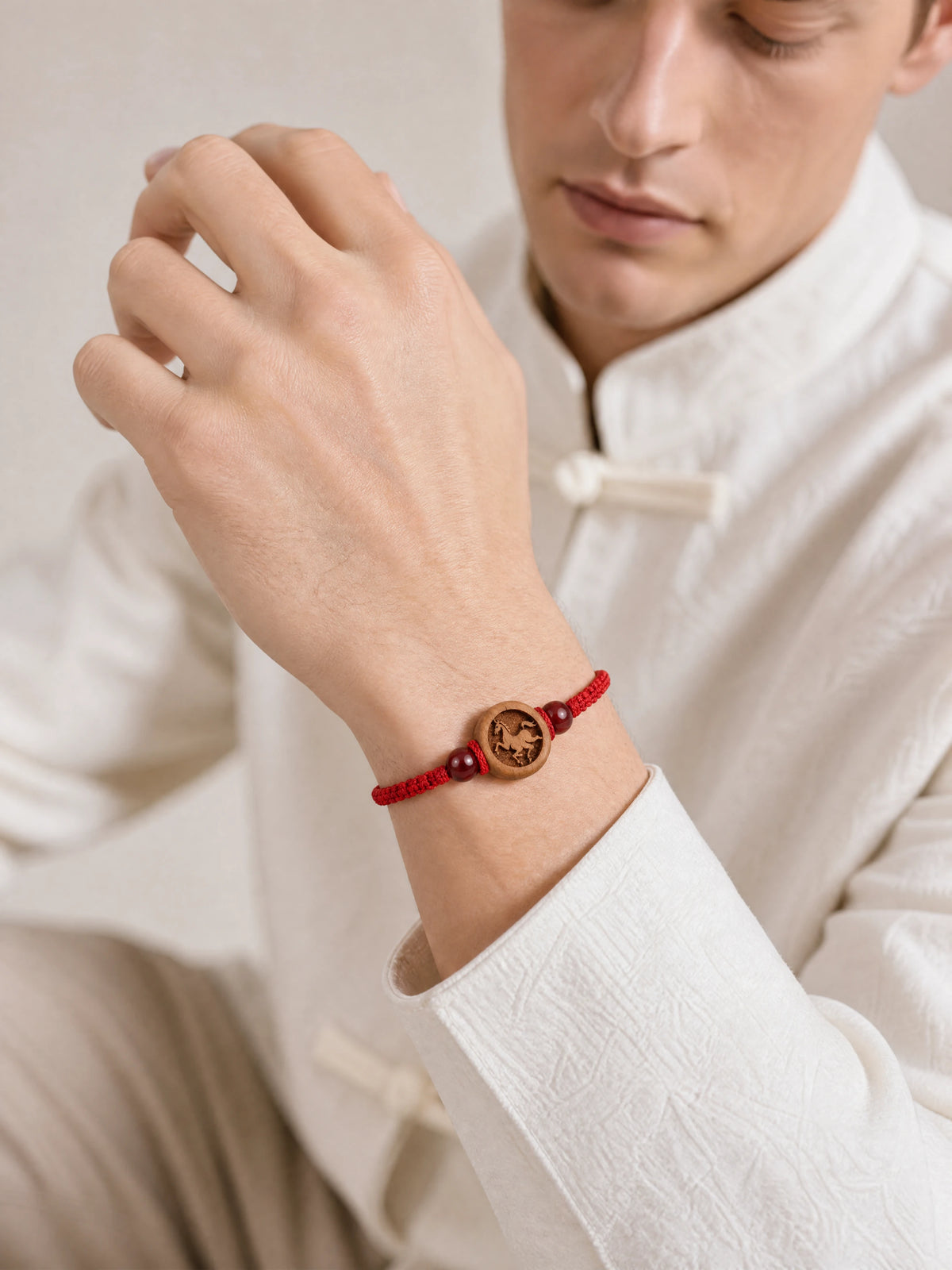 peach-wood-zodiac-red-string-bracelet-model-a-outfit-a-fashion-02