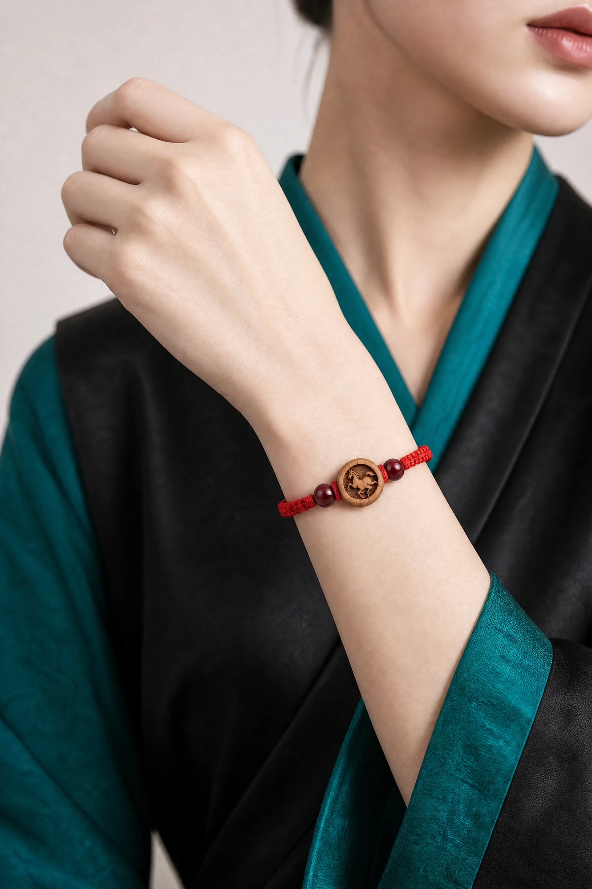 peach-wood-zodiac-red-string-bracelet-model-b-outfit-b-fashion-01